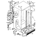 Kenmore 1068480070 cabinet parts diagram