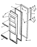 Refrigerator door