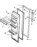 Refrigerator door