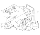 Kenmore 106855401 air flow and control parts diagram