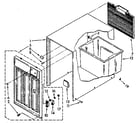 Kenmore 106855401 cabinet parts diagram