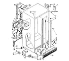 Kenmore 1068580160 cabinet parts diagram
