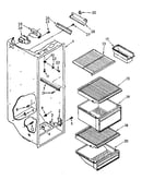 Refrigerator liner parts