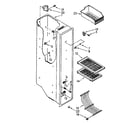 Kenmore 1068580160 freezer liner parts diagram