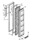 Freezer door parts