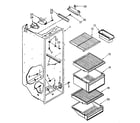 Kenmore 1068580230 refrigerator liner parts diagram
