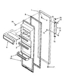 Refrigerator door parts