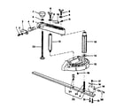 Craftsman 113298360 miter gauge and hold down clamp assembly 62776 diagram