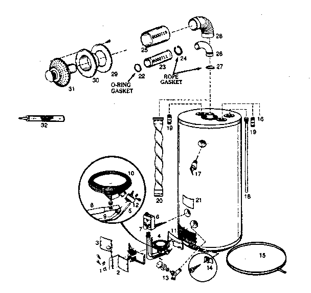 Vent water heaters