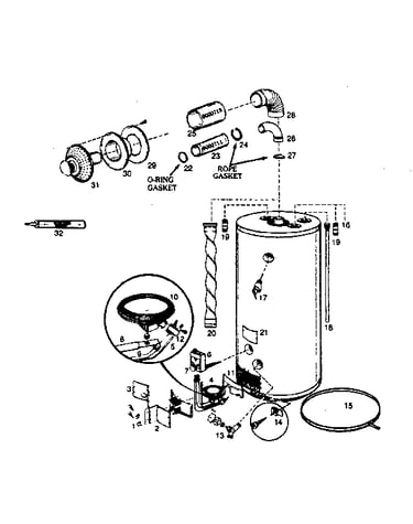 Vent water heaters