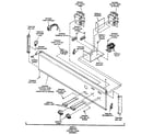 Huebsch 30XG control panel assembly (manual) diagram