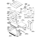 Kenmore 999L30XG panels, guards and lint hood assembly diagram