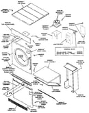 Panels, guards and lint hood assembly