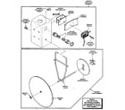 Kenmore 999L30XG air flow switch and harness assembly diagram