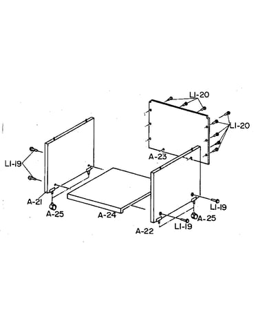 Rack bottom board assembly