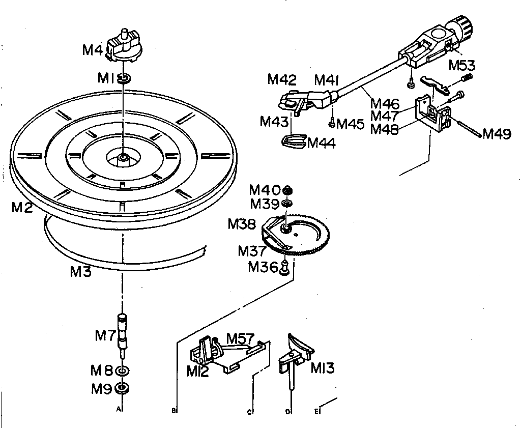 TURNTABLE ASSEMBLY