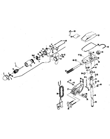 1 h.p. electric fishing motor