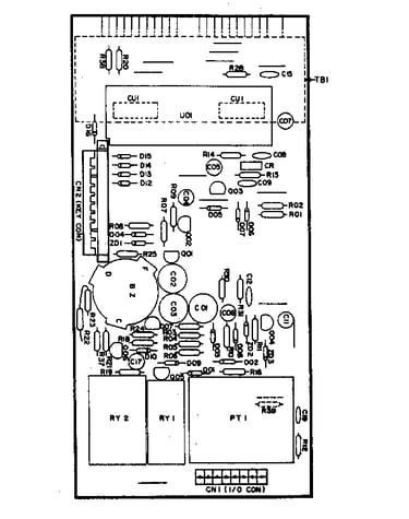 Power and control circuit board 500575