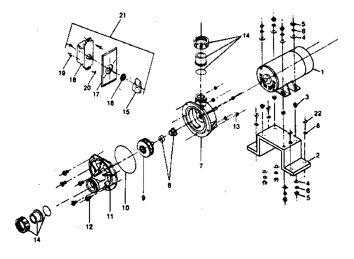 Motor / pump and timer