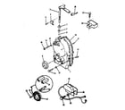 Craftsman 73910676B gearcase, ignition control, alternator and regulator diagram