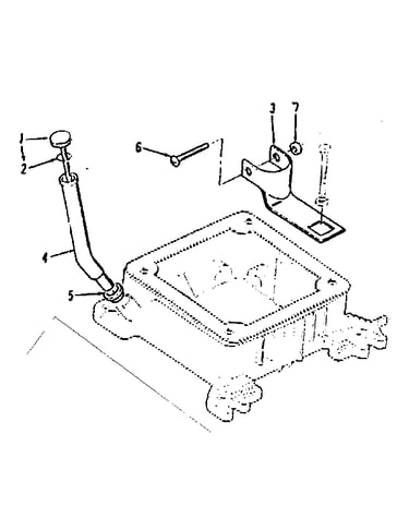 Oil fill tube and bracket