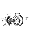 Blower wheel with screen