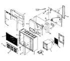 Kenmore 867758210 sears direct vent gas-fired wall furnace diagram
