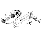 Kenmore 867758210 sears optional accessory blower-stock no. 64.78222 diagram