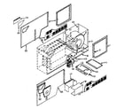 Kenmore 867768481 non-functional replacement parts diagram