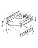 Backguard section