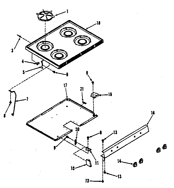 Main top section
