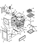 Oven body section