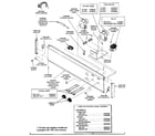 Kenmore 99937CG control panel assembly (manual) diagram