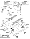 Gas heater assembly (glow-bar ignition)