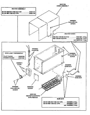 Electric heater assembly