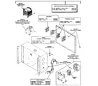 Huebsch 37CG electrical contactor box assembly diagram