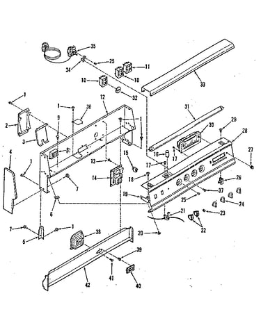 Backguard section