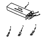 Kenmore 9119398890 wire harnesses and components diagram