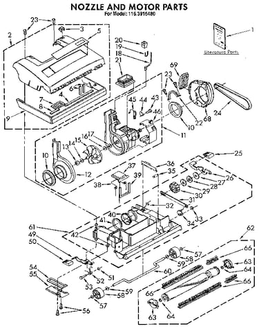 Nozzle and motor