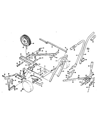 Frame and handle