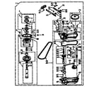 Kenmore 1107115802 gearcase/transmission diagram