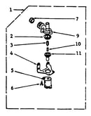 Dole mixing valve assembly
