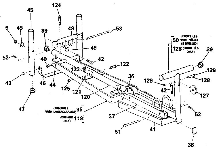 Bench assembly