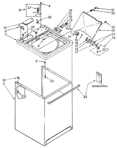 Top and cabinet