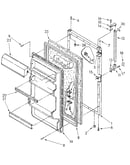 Refrigerator door