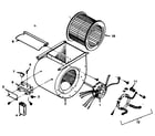Kenmore 867741454 blower assembly diagram
