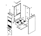 Kenmore 867741425 non-functional replacement parts diagram