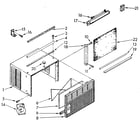 Kenmore 1068770811 cabinet diagram