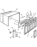 Cabinet and front panel