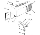 Kenmore 2538780890 window mounting & accessories diagram